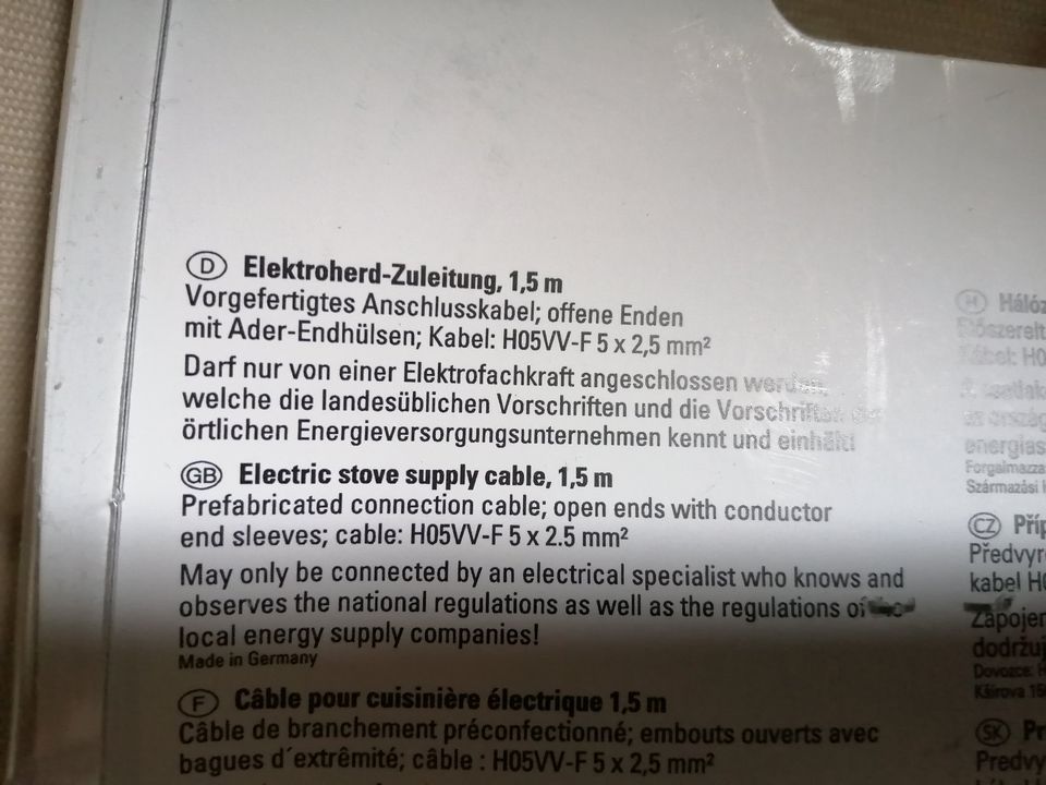 Kabel für Elektroherd - Xavax in Troisdorf