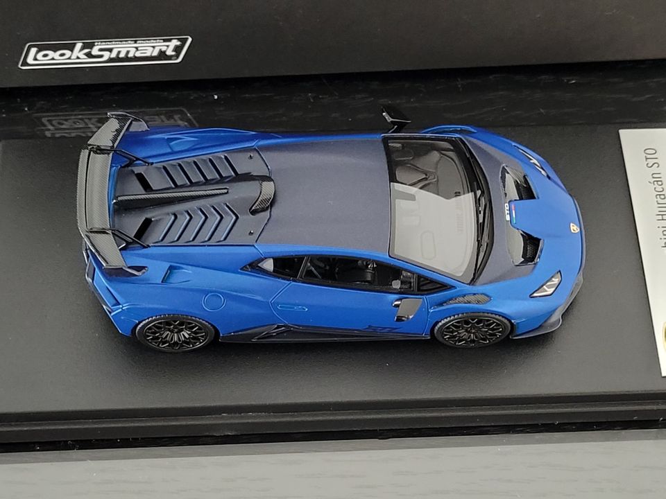 1:43 Lamborghini Huracan STO blu aegeus blau LS523SA Looksmart in Katzenelnbogen