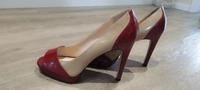 Pumps graceland 40 rot beige Niedersachsen - Spelle Vorschau