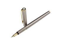 Montblanc Noblesse Füller Nr.1128 Edelstahl 14 Karat Gold F-Feder Bayern - Pfarrkirchen Vorschau