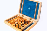 Vintage Mini Reiseschach, Schach, Schachbrett, Chess, Holz Berlin - Neukölln Vorschau