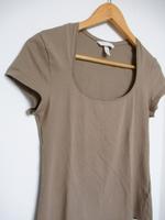 Shirt T-Shirt hellbraun braun beige H&M Basic M 38 Neuhausen-Nymphenburg - Neuhausen Vorschau