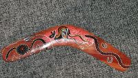Bumerang Australia, Handmade, Holz, 31 cm, Känguru Bayern - Seeg Vorschau