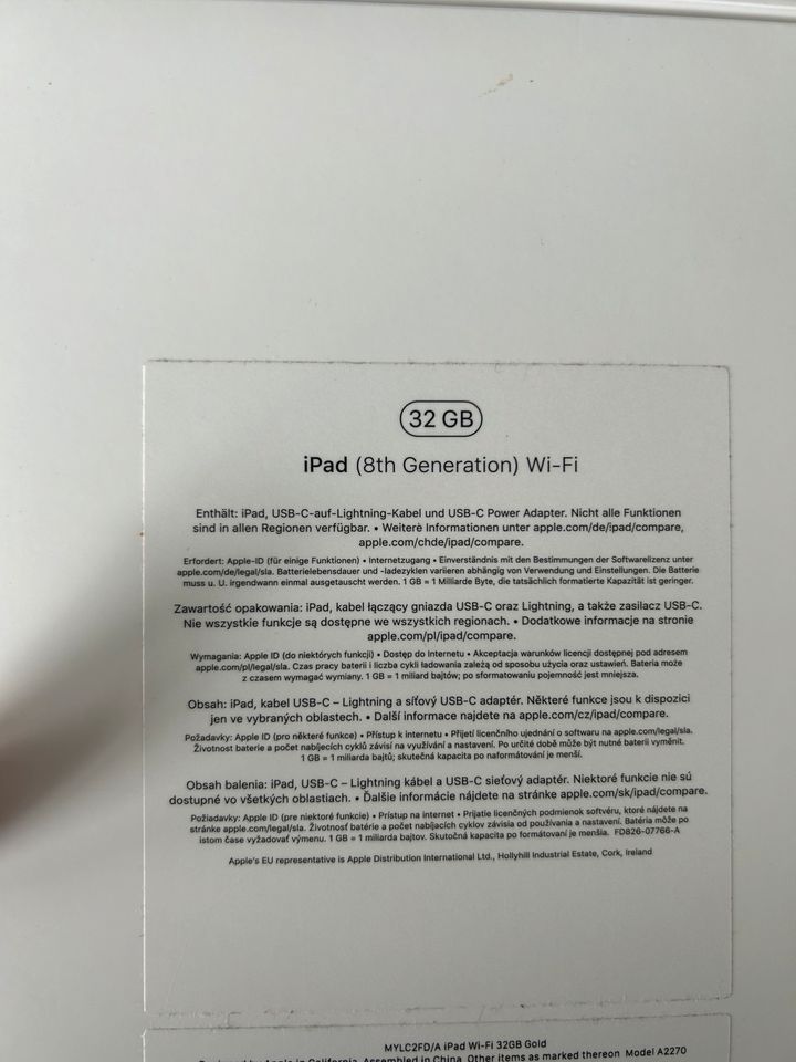 iPad 8.Generation 32GB Rosé Gold in Borken