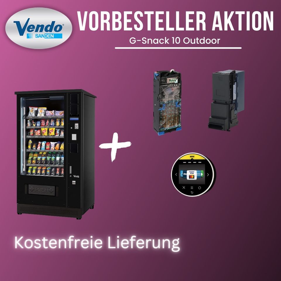 SandenVendo G-Snack 10 Outdoor Snackautomat - Vorbesteller Aktion in Lübeck