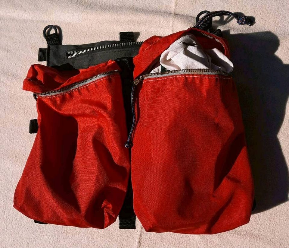 Outdoor | Bergsteiger Rucksack  Upcycling Lederboden | ab € 19,-- in Mainz