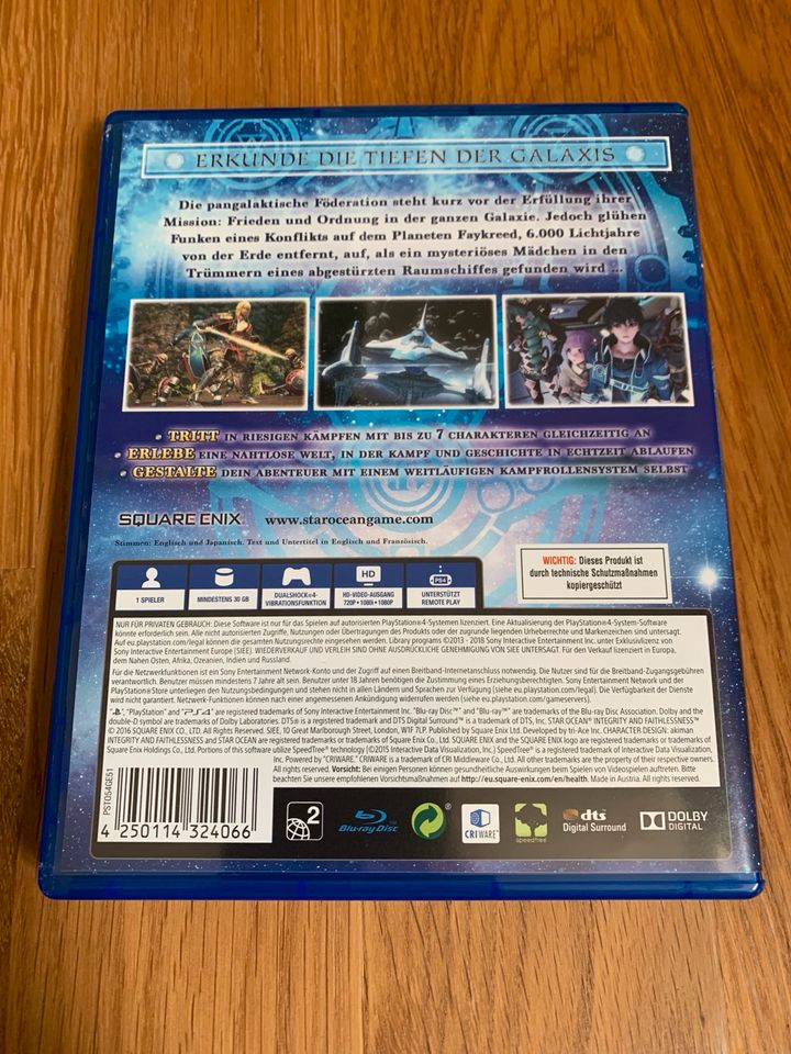 Star Ocean 5 Integrity and Faithlessness PlayStation 4 PS4 in Hamburg