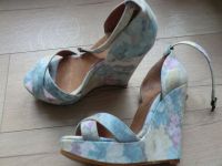 Wedges Sandalen/ 38 Blumenmuster Stoff / 38 / Neu  Made in Spain Bayern - Obernzenn Vorschau