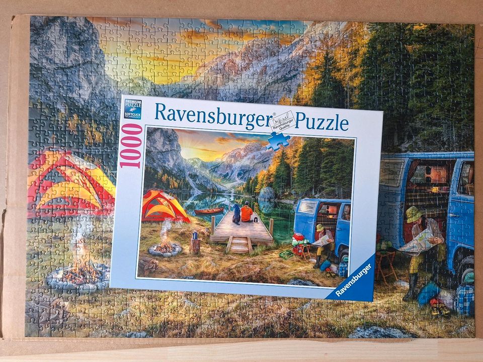 Ravensburger Puzzle 1000 Teile Campingurlaun in Königsmoos