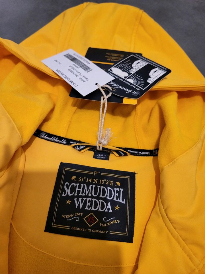 Schmuddelwedda Softshelljacke Jacke gelb Softshell Ankerprint NEU in Stuttgart