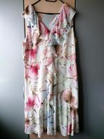 Damen Kleid Bonprix Gr 50 Blumen Sommer festlich Hochzeit Hessen - Freigericht Vorschau