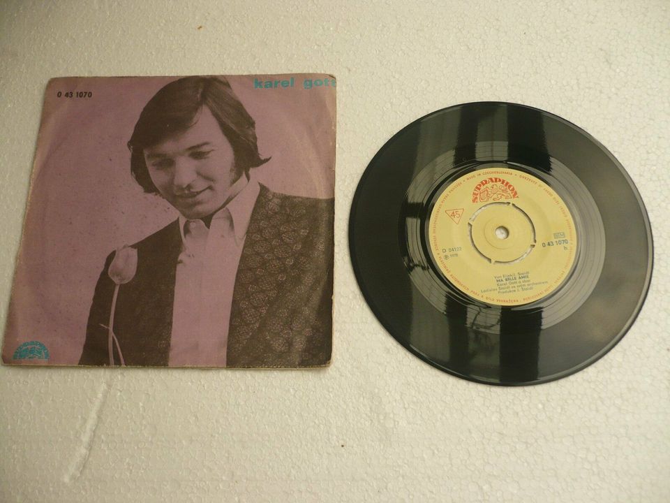 Karel Gott Single Schallplatte 7" 45 El Condor Pasa, Ma Belle Ami in Sulzbach-Rosenberg