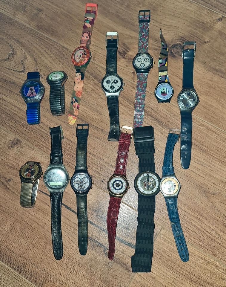 Sammlung alter Swatch Uhren , Swatch Armbanduhren in Lüdenscheid