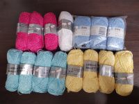 Wählen pink gelb weiß hellblau türkis Baumwolle Wolle Berlin - Tegel Vorschau