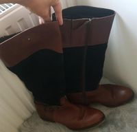 Stiefel Tommy Hilfiger Gr38 braun schwarz  Echtleder Brandenburg - Breydin Vorschau