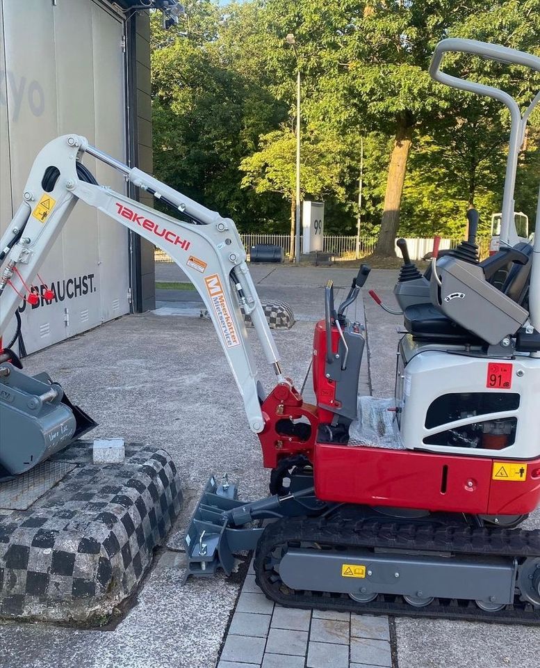 Takeuchi TB210 R Microbagger - 1,0 Tonne Miete Verleih Borken in Borken