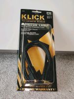 Klick Monitor Kabel, VGA Monitor Extension Cable, Neu Bayern - Ingolstadt Vorschau