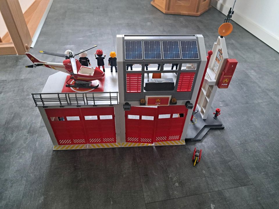 Feuerwehrstation Playmobil in Crottendorf Erzgebirge