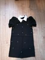 Kleid schwarz mit Perlen, weißer Kragen Bayern - Mainburg Vorschau
