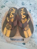 Stylische Fila Flip Flops Gr.43 Braun/gelb Hessen - Hanau Vorschau