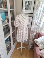 Sommer Kleid geblümt L 40 H&M Streublumen creme Puffärmel Bayern - Bodenkirchen Vorschau