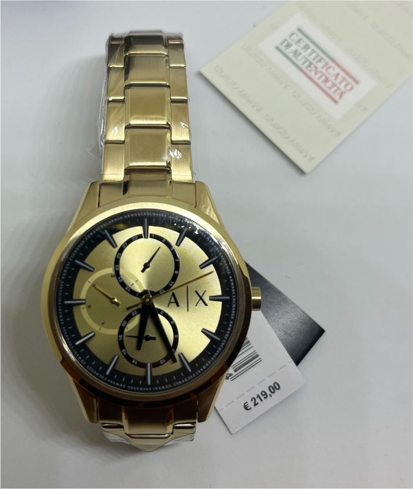 Armani Exchange Herrenuhr AX1866 Dante Gold NEU in Wolfsburg