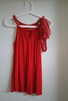 Top Shirt Punkte Polka dots Sommer Rot Weiß M 38 New Yorker Sachsen-Anhalt - Zeitz Vorschau