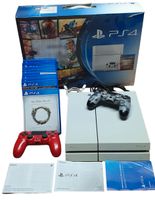 ⛔️Sony Playstation 4 PS4 KONSOLE 2 Controller weiß 1TB 8 Spiele⛔️ Harburg - Hamburg Eißendorf Vorschau