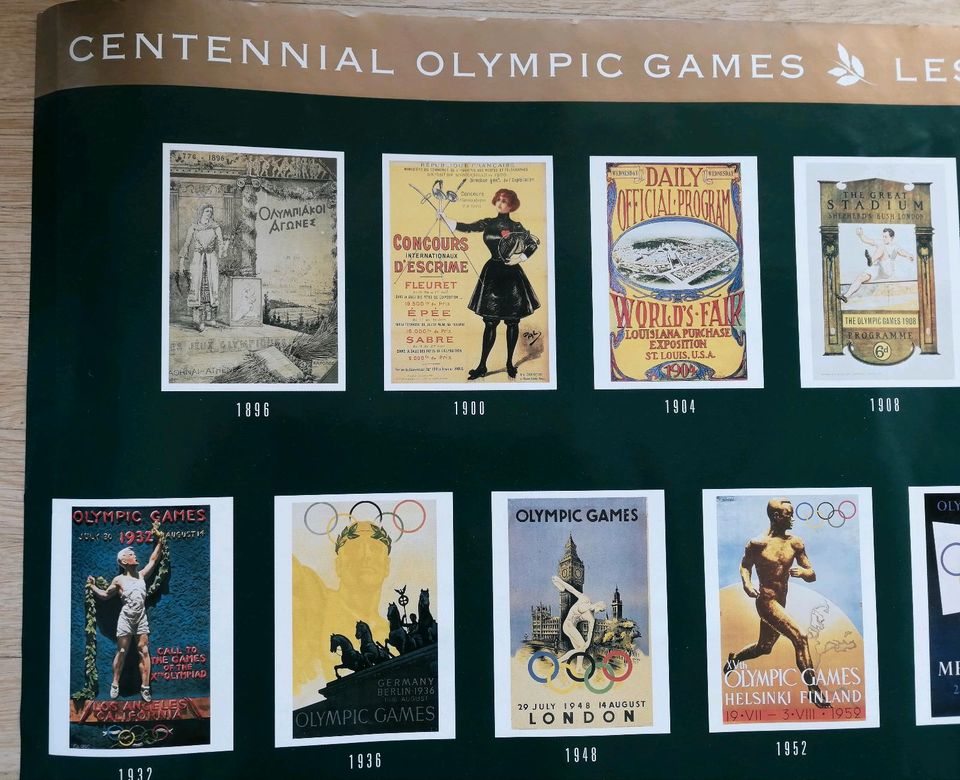 Poster, 100 years of Olympic Games in Fulda