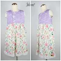 Handmade Kleid / Set *Einschulung Blumen mit Flieder *Wunschgröße Brandenburg - Biesenthal Vorschau