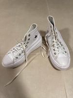 Converse Chucks Leder weiß 39 sneaker Schuhe Plateau Damen Duisburg - Walsum Vorschau