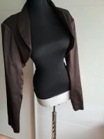 kurzer Blazer Hochzeit Langarm Bolero Jacke braun XL Duisburg - Walsum Vorschau