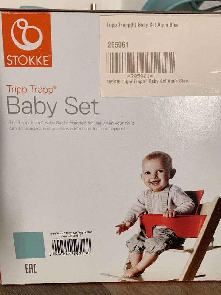 Stokke TrippTrapp Baby Set Aqua Blue in Hamburg