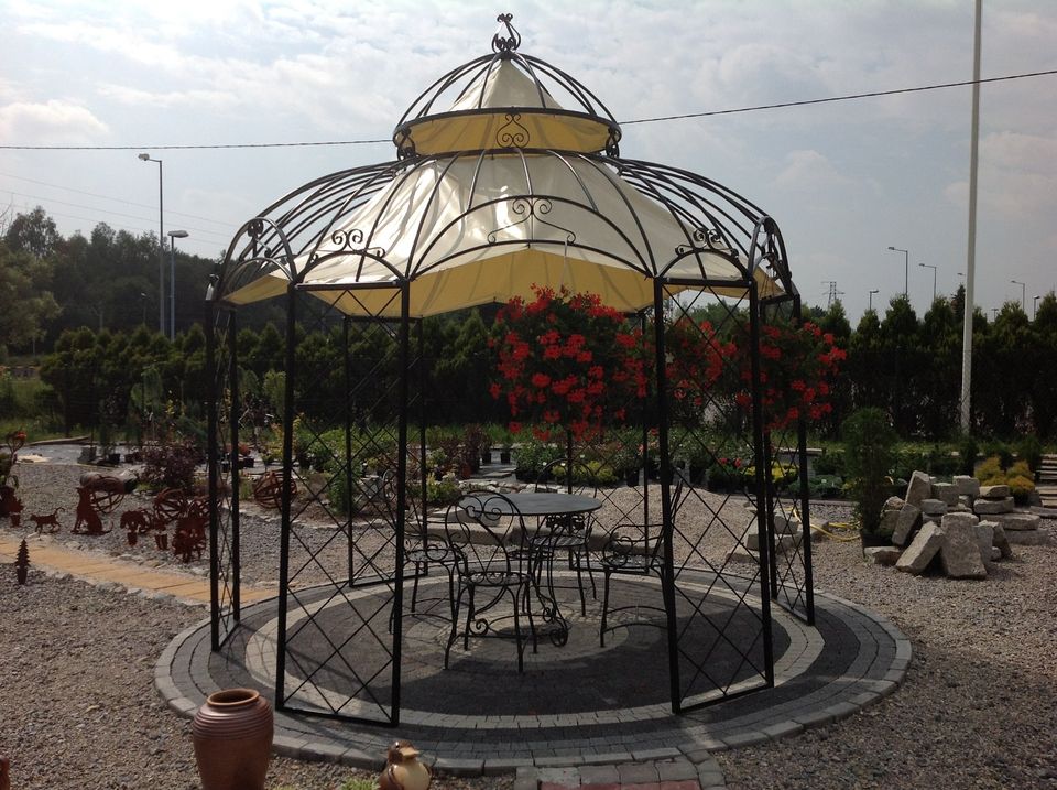 Gazebo Gartenpavillion Pavillon ROMA Rankpavillon auch nach Maß in Görlitz