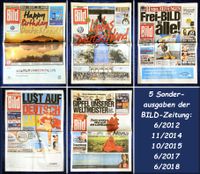 5 Sonderausgaben der BILD-Zeitung 2012, 2014, 2015, 2017, 2018 Herzogtum Lauenburg - Bälau Vorschau