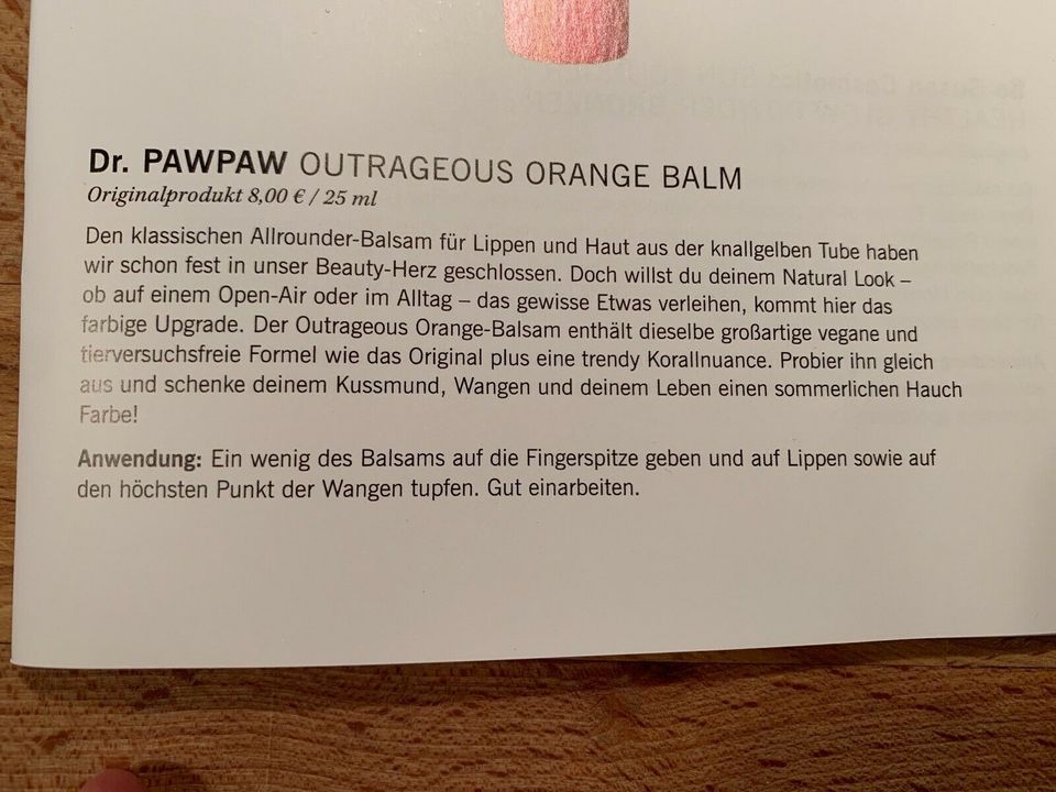 Balm von Dr. PAWPAW ++ NEU ++ in Überlingen