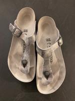 Birkenstock Gr 40 washed Metallic Silver NEU Thüringen - Leinefelde-Worbis Vorschau