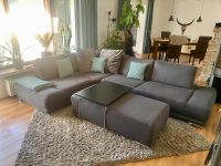 Couch, Sofa, Sitzgarnitur mit Hocker Grau Neupreis 3300€ Düsseldorf - Stadtmitte Vorschau