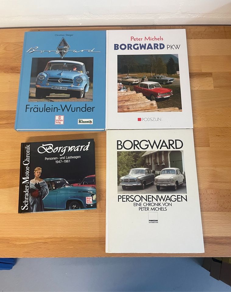 4x Bücher Borgward Isabella Oldtimer in Börßum