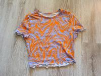 Tally Weijl Crop Shirt Top lila orange xs 34 wie neu Bremen - Huchting Vorschau