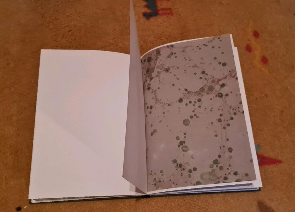 Gebundenes Buch handgeschöpftes Papier Bütten Wasserzeichen neu in Kulmain