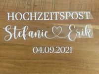 Aufkleber Hochzeitspost, Kartenbox personalisiert/ Hochzeit Eimsbüttel - Hamburg Stellingen Vorschau