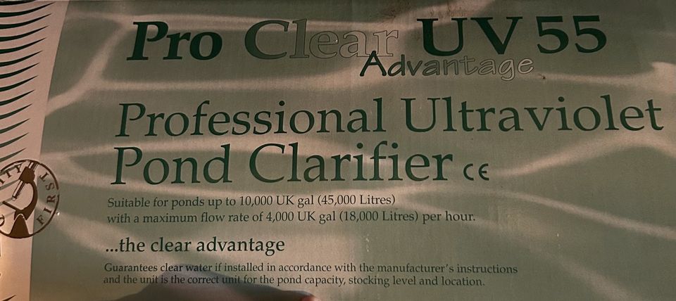 UV Filter Pro Clear UV 55 von Naturagard Teichfilter gegen Algen in Meppen