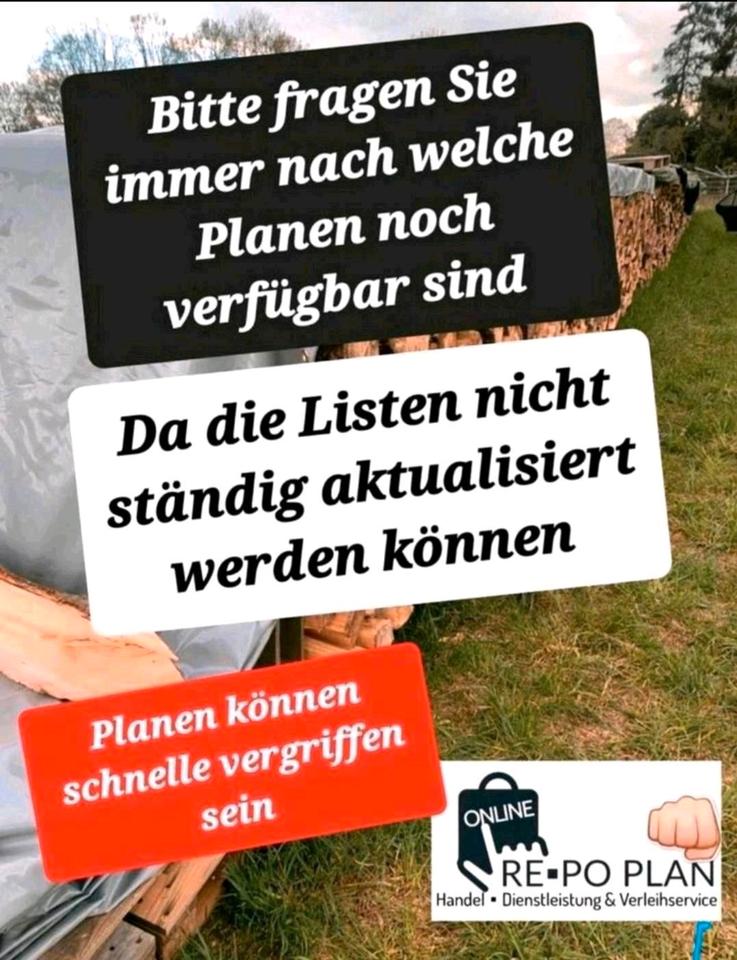 LKW Planen Abdeckplanen Brennholzplanen Restabschnitte Reste in Königsbronn