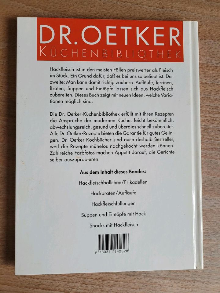 Kochbuch Dr. Oetker Hackfleisch in Höhenkirchen-Siegertsbrunn