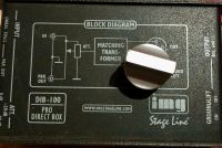 IMG Stageline DIB-100 DI-Box schwarz gebraucht Baden-Württemberg - Rottweil Vorschau