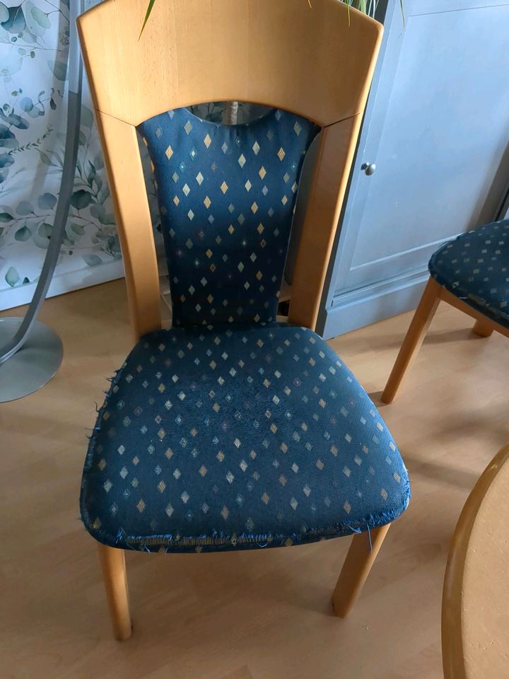 Esstisch mit Stühlen in Schwall