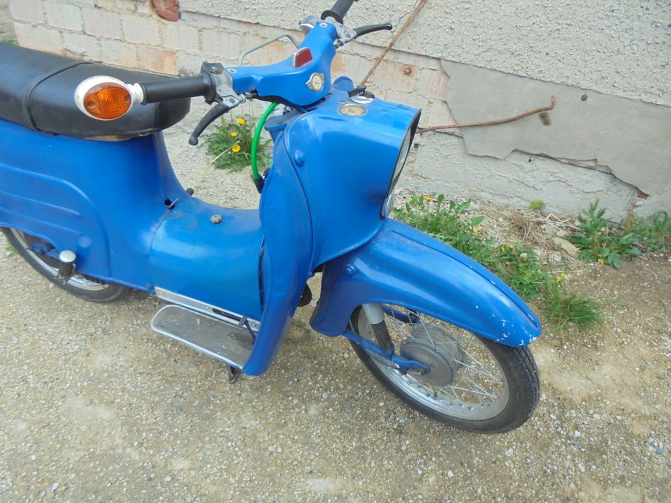 Simson Schwalbe KR 51/1 BJ.1970 KBA Papiere 60 km/h Motor läuft in Kraftsdorf