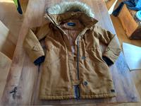 Größe S Winterparka braun Winterjacke Wintermantel beige Fell Stuttgart - Mühlhausen Vorschau