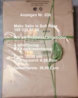 Mako Satin in Soft Rose 155*220 80*80 Anzeigen Nr. 030 Nordrhein-Westfalen - Bocholt Vorschau